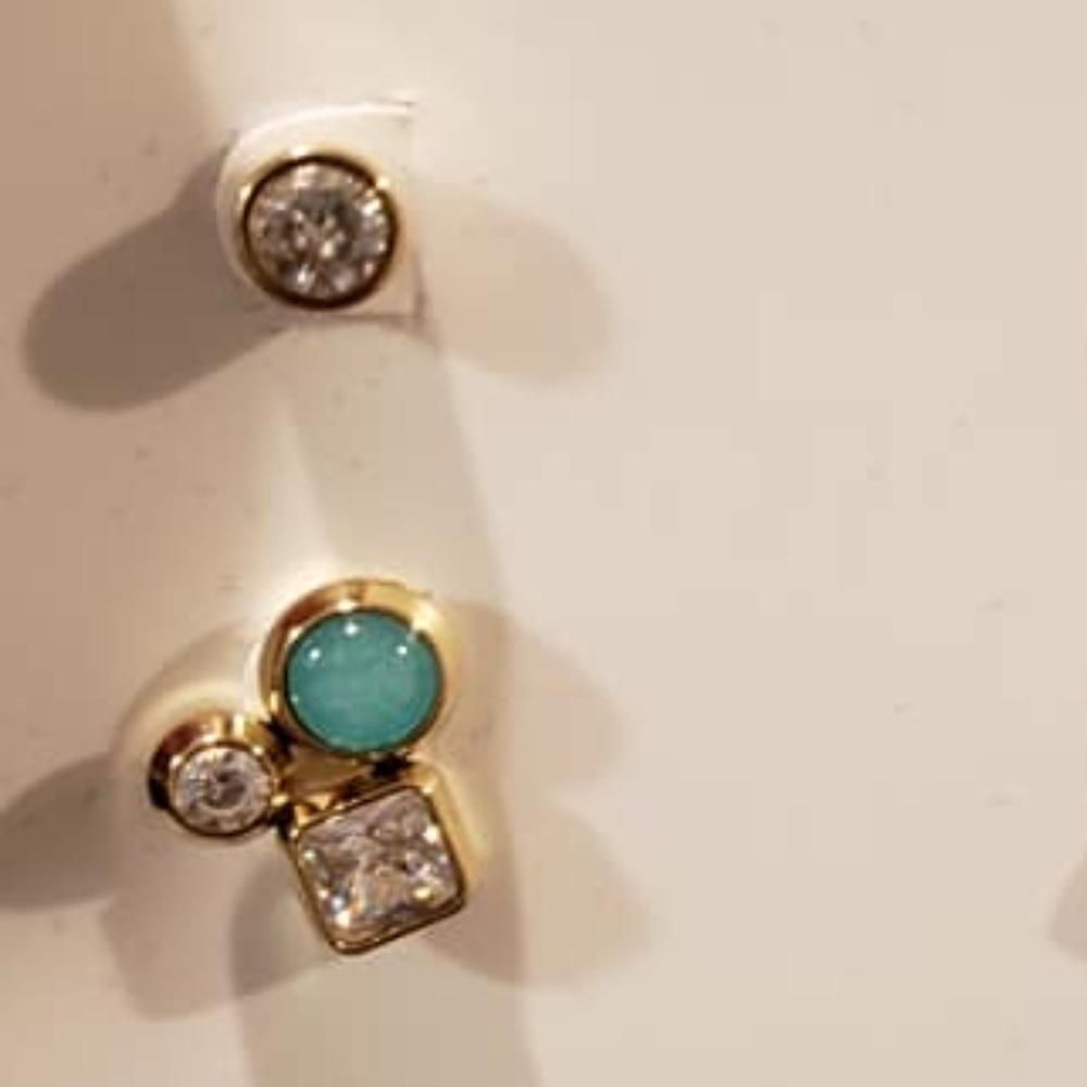 Michael Kors Gold Toned Earring Set - Picture 4 of 4